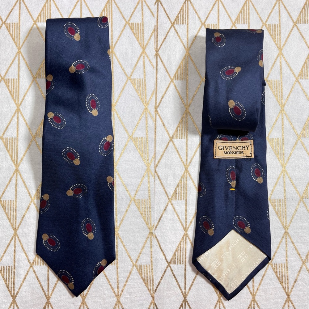 Givenchy Monsieur Vintage 100% Silk Tie
